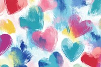 Art background pattern hearts.