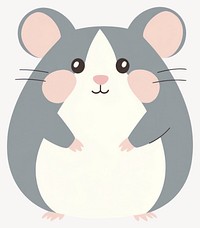 Hamster illustration animal cute vector