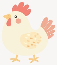 Rooster illustration chicken animal vector