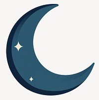 Moon illustration minimalist design vector