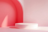 Background minimal shapes pink.