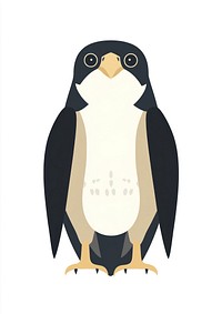 Peregrine Falcon illustration minimalist animal.