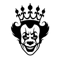 Crown Clown illustration symbol clown.