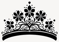 Floral Tiara tiara illustration accessories vector