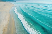 Beautiful beach ocean water turquoise.