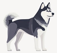 Siberian Husky dog husky illustration animal vector