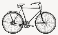 Bicycle bike art transportation vector