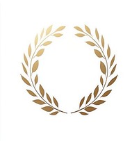 Gold laurel wreath design gold achievement.