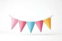 Bunting banners illustration celebration decoration.