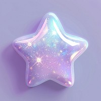 Star icon celestial pastel shape.