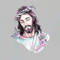 Jesus Christ art illustration expression.