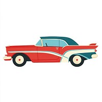 American mustle car illustration automobile vehicle.