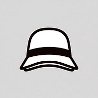 Hat minimalist graphic simple.