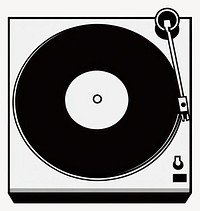 Vinyl minimalist design style vector