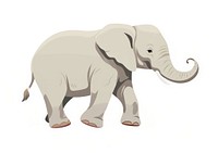 Elephant walking elephant illustration wildlife.