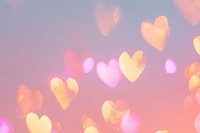 Blurred heart shapes bokeh background hearts pastel.