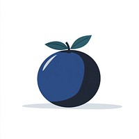 Blueberry illustration simple fruit.