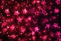 Background glowing stars pink.