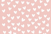 White heart pattern background hearts cute.