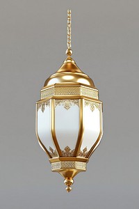 Arabic hanging lantern gold traditional chandelier.