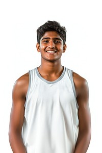 Indian teenage man portrait smiling male.