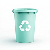 Recycling trash bin symbol clean environmental.