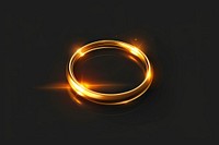 An isolated gold blink light effect ring accessories accessory.