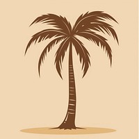 Palm tree icon illustration design art.