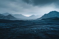 Landscape mountain ground sky.