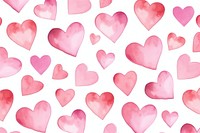 Hearts background pattern pink.