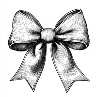 Bow black white art.