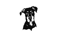 Collection portrait dog silhouette illustration graphic.