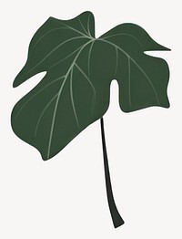 Leaf art illustration design vector