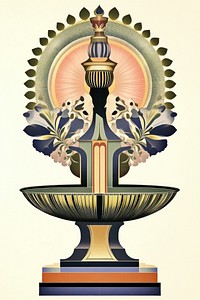 Decorative Fountain fountain illustration decorative.