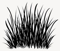 Grass bush art illustration vector vector