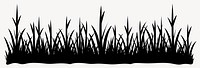 Grass bush illustration vector design vector