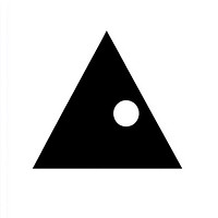 Abstract geometric triangle shapes illustration design black.