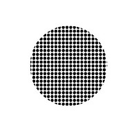 Brutalism circle shapes vector geometric abstract design.