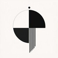 Brutalism circel shapes vector illustration geometric abstract.