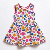 Kid flower pattern dress clothing apparel children's.