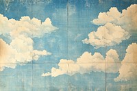 Sky bule background clouds art.