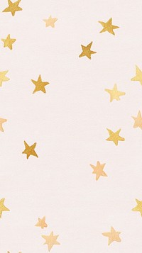 Tiny gold stars background decorative scattered.