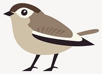 Bird illustration minimalist design vector