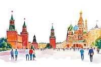 Red square in Moscow architecture accessories accessory.