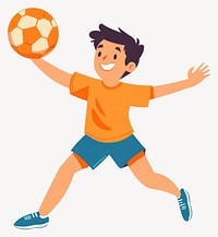 Sepaktakraw sports child illustration vector