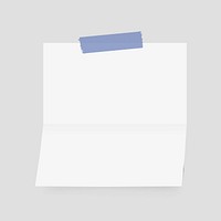 Sticky note with copy space vector