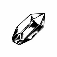 Diamond crystal illustration accessories.