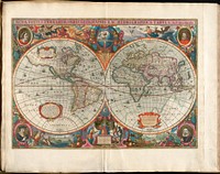             Nova totivs terrarvm orbis geographica ac hydrographica tabvla          