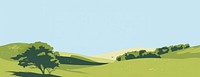 Nature green landscape outdoors vector