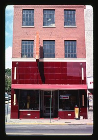 DeVault's Sporting Goods, State Street, Bristol, Virginia (1979) photography in high resolution by John Margolies. Original from the Library of Congress. 